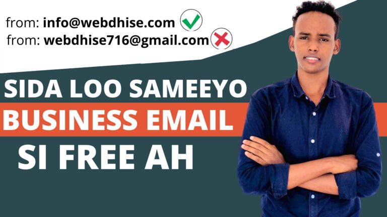 Sida Loo Sameeyo Free Business Email Address 2022