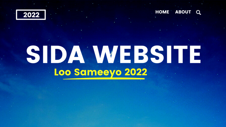 Sida Website Loo Sameeyo 2022